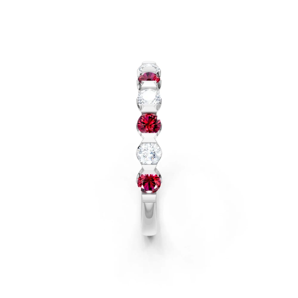14W RUBY/DIA BAND