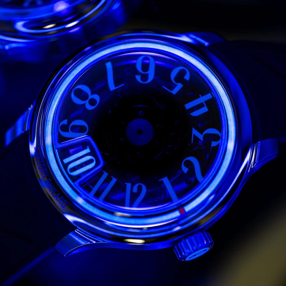 SB10 JUMPING HOUR SMOKED SAPPHIRE