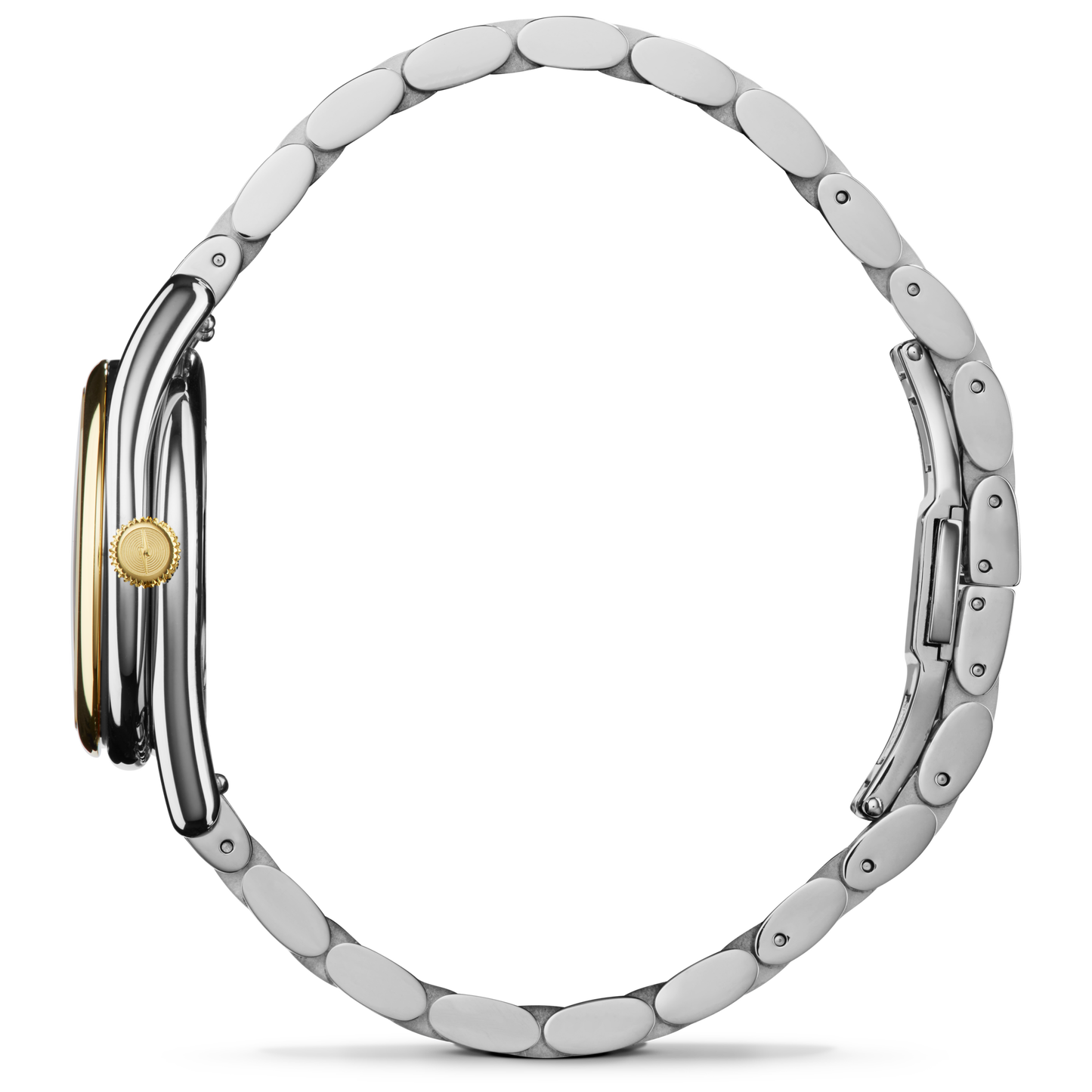 Shinola Derby 30.5mm Mother of Pearl Diamond Dial Two-Tone Bracelet Watch