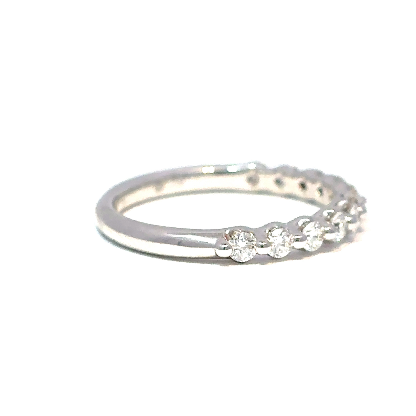 Ella Rose 14K White Gold 0.50ct Lab-Grown Diamond Wedding Band