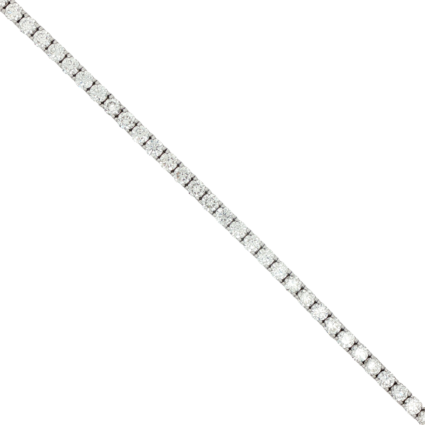 Ella Rose 12.68ct Lab-Grown Diamond Tennis Bracelet 14K White Gold