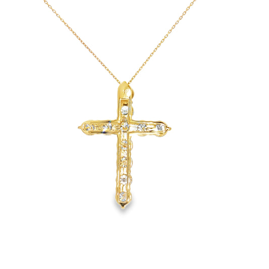 Ella Rose 14K Yellow Gold 2.29ct Lab-Grown Diamond Pendant