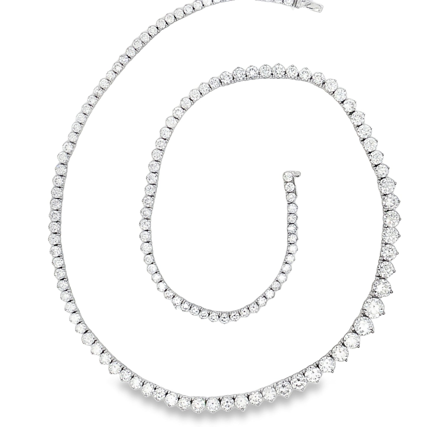 Ella Rose Riviera 15.60ct Lab-Grown Diamond Tennis Necklace