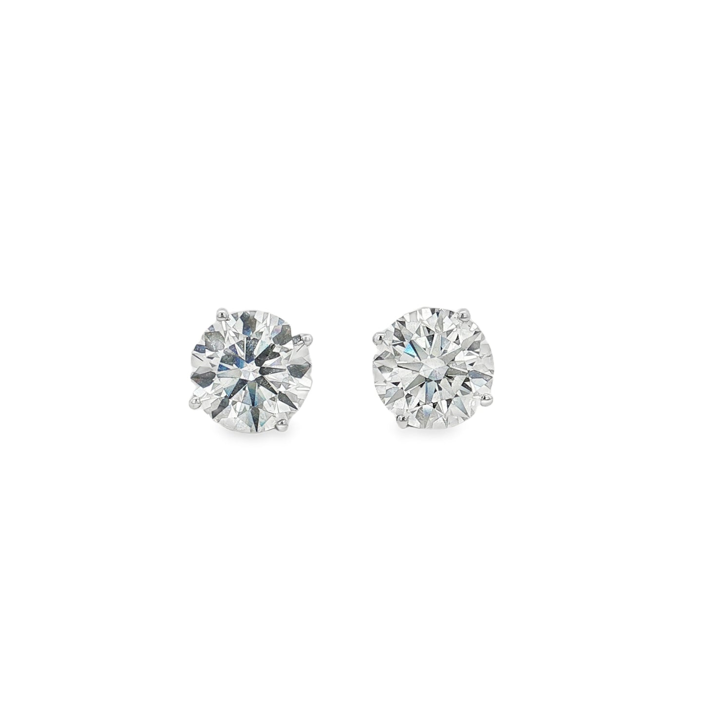 Ella Rose 6.09ct Lab-Grown Diamond Stud Earrings 14K White Gold