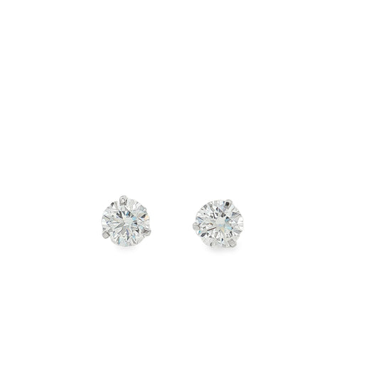 Ella Rose 1.45ct Lab-Grown Diamond Stud Earrings 14K White Gold