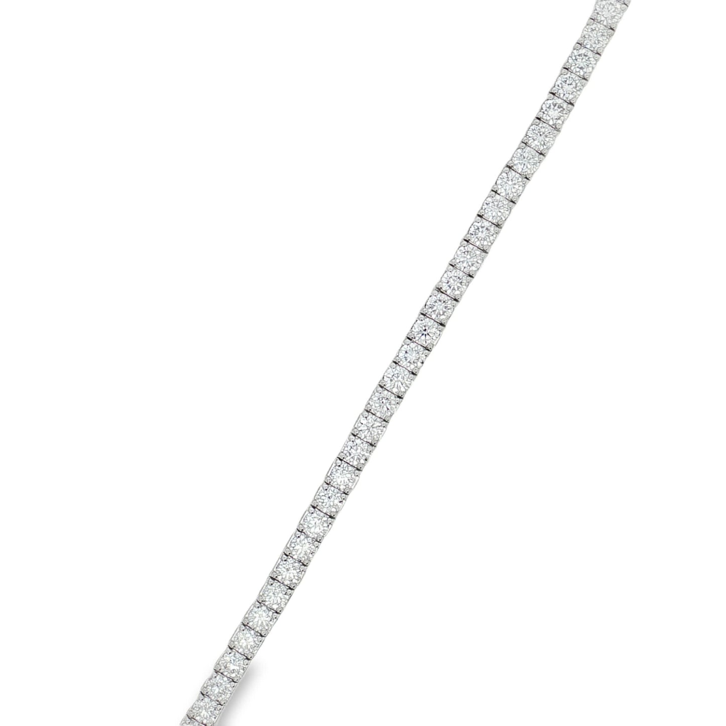 Ella Rose 10.53ct Lab-Grown Diamond Tennis Bracelet 14K White Gold
