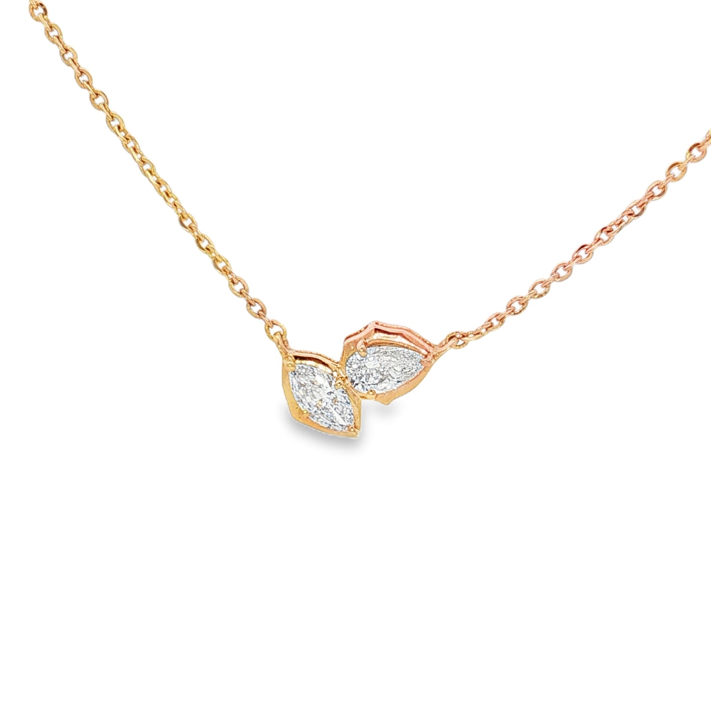 Ella Rose 14K Yellow Gold 0.48ct Lab-Grown Diamond Pendant Necklace