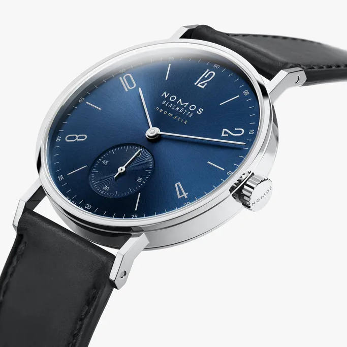 NOMOS Glashütte Tangente neomatik blue gold - view 2