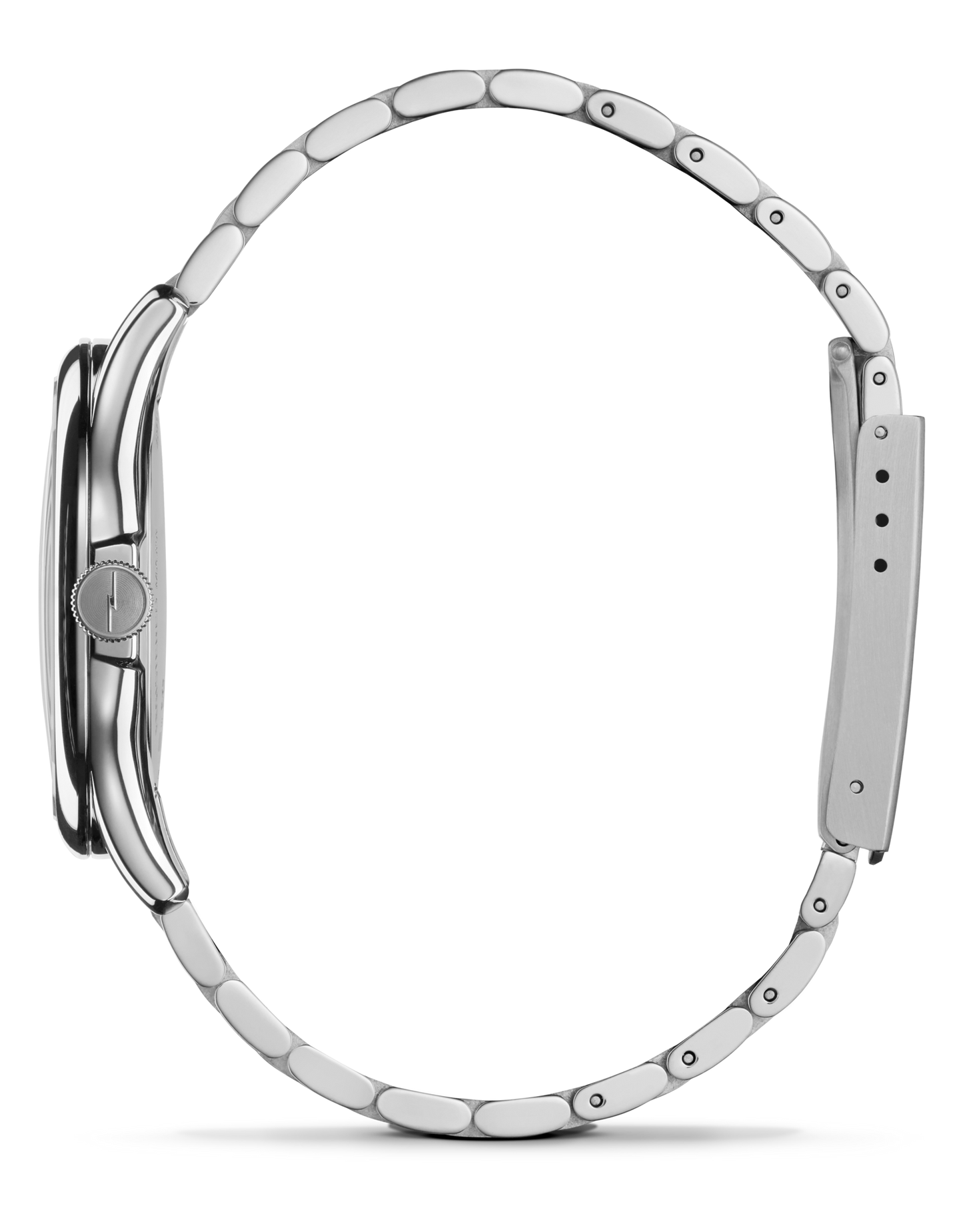 Shinola Vinton 38mm Alabaster Enamel Dial Stainless Steel Bracelet Watch