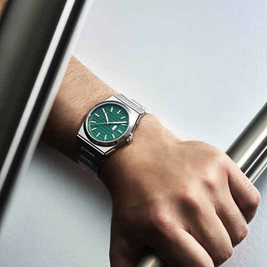 Louis Erard Grey Colors HMS 40mm Titanium Green Dial