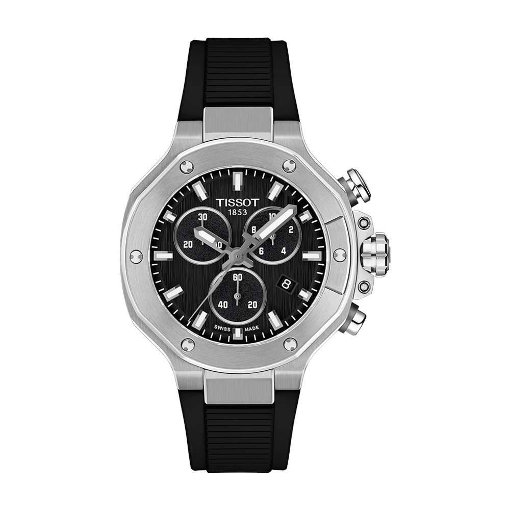 Tissot T-Race 38mm Black Dial Chronograph Watch – King Jewelers