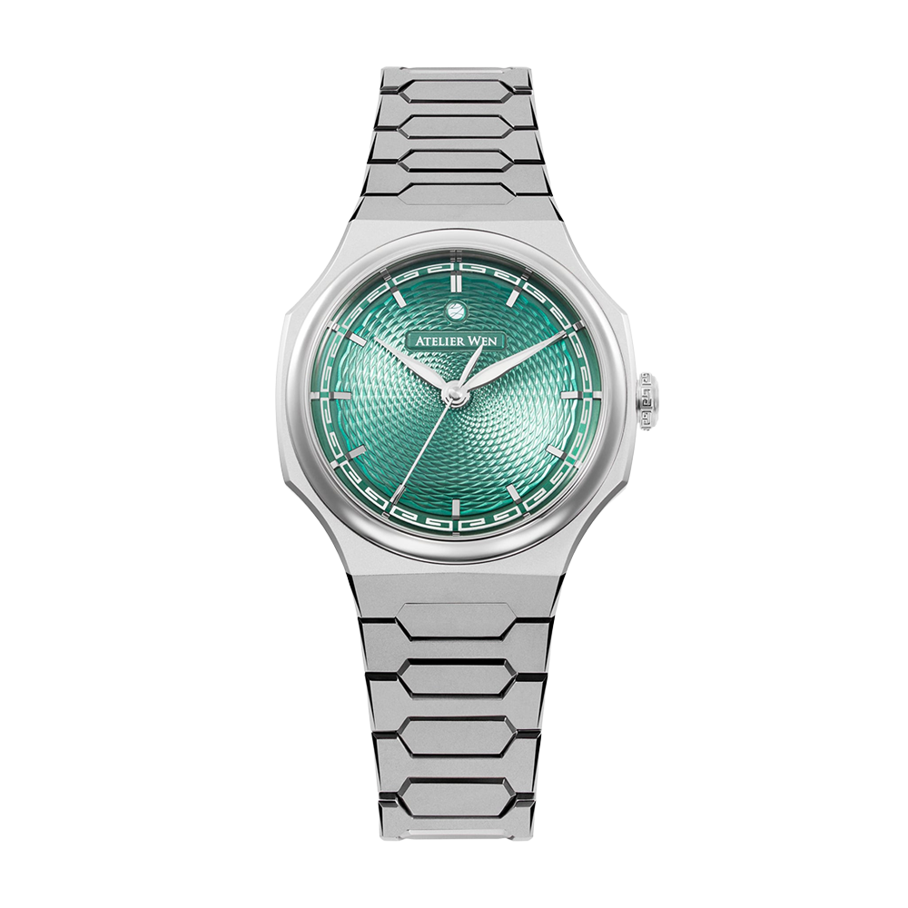 Atelier Wen Perception V3 Yún 筠 (Green) 40mm Stainless Steel Watch