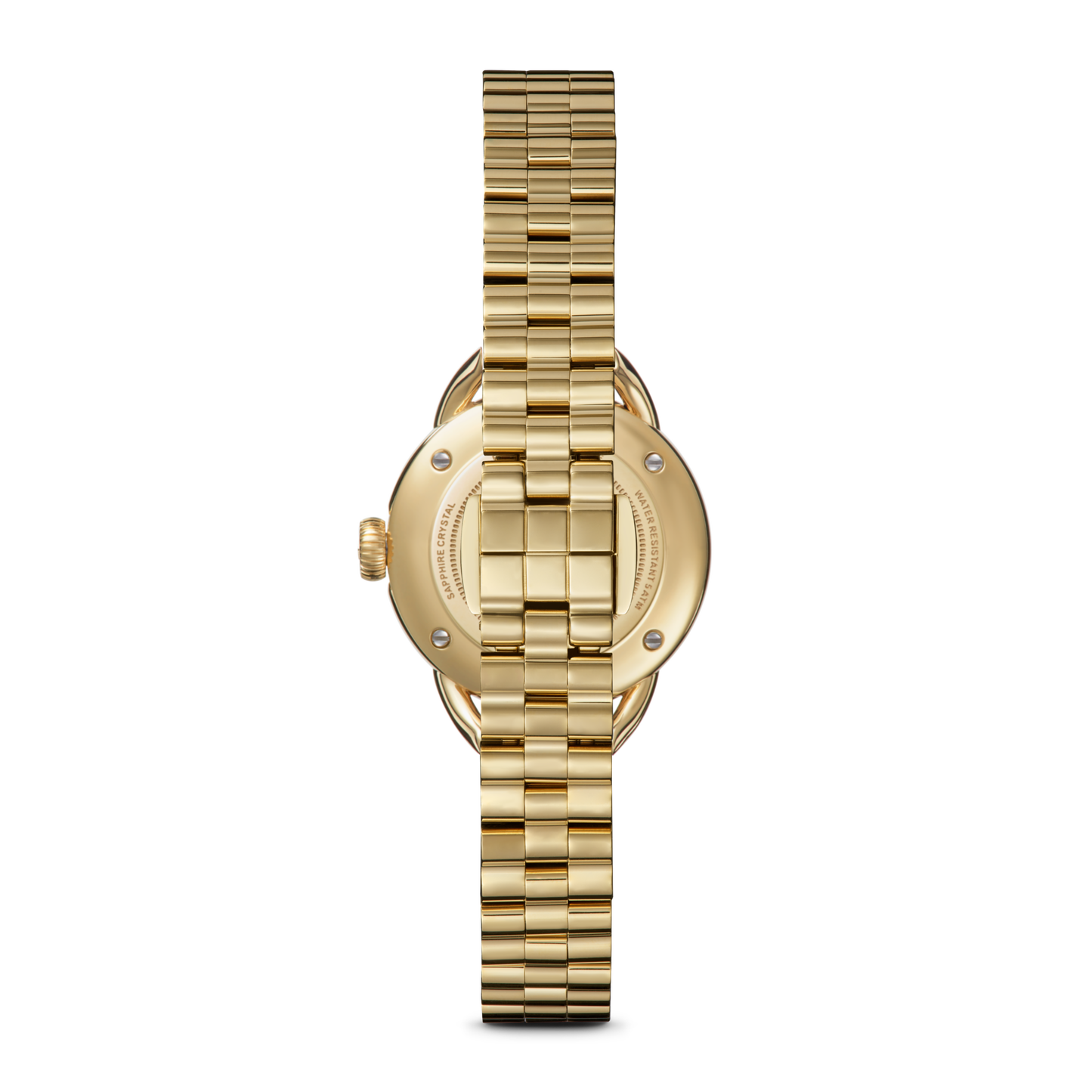 Shinola Runabout 25mm Petoskey Stone Dial Gold PVD Watch