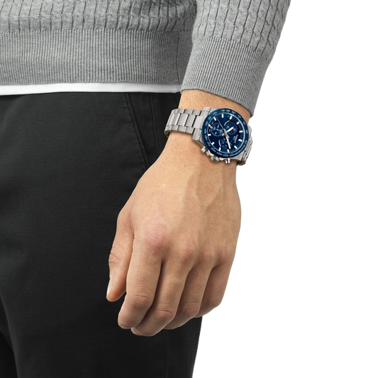 Tissot Supersport Chrono 42mm Blue Dial Watch