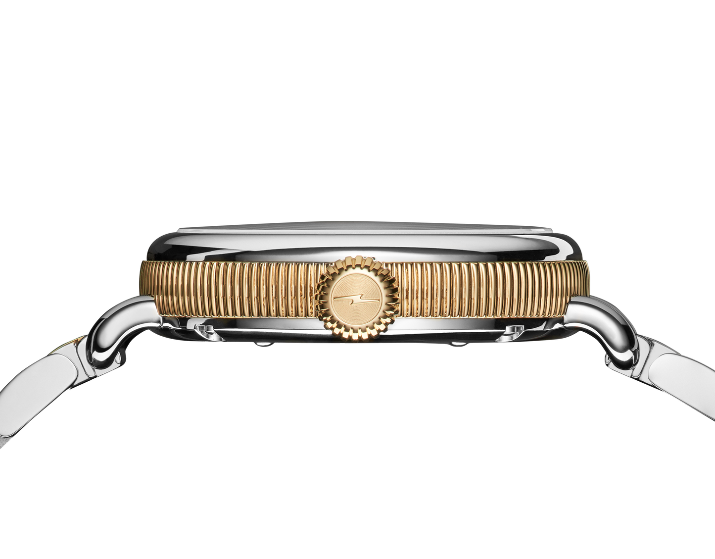 Shinola Birdy 34mm Petoskey Stone Dial Two-Tone Bracelet Watch