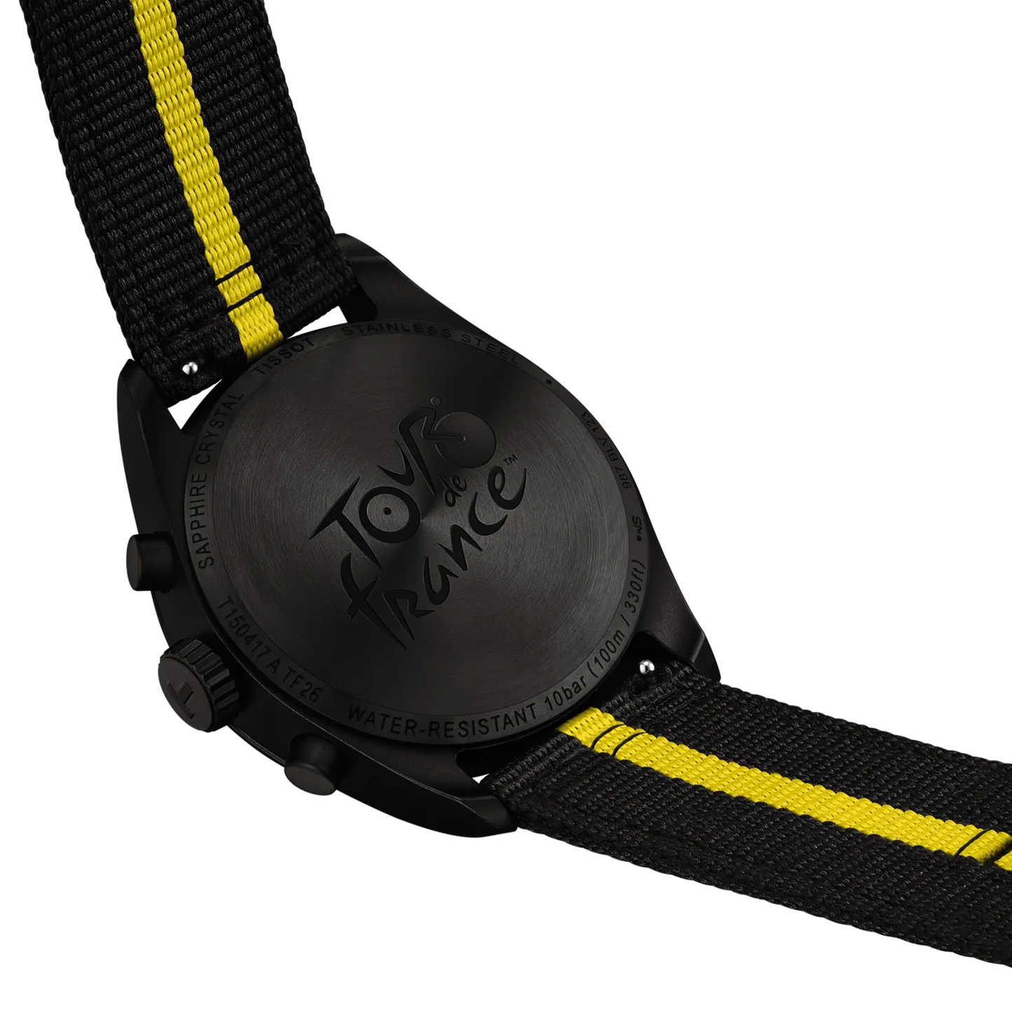 Tissot PR 100 Tour de France 2026 40mm Black Dial Chronograph Watch