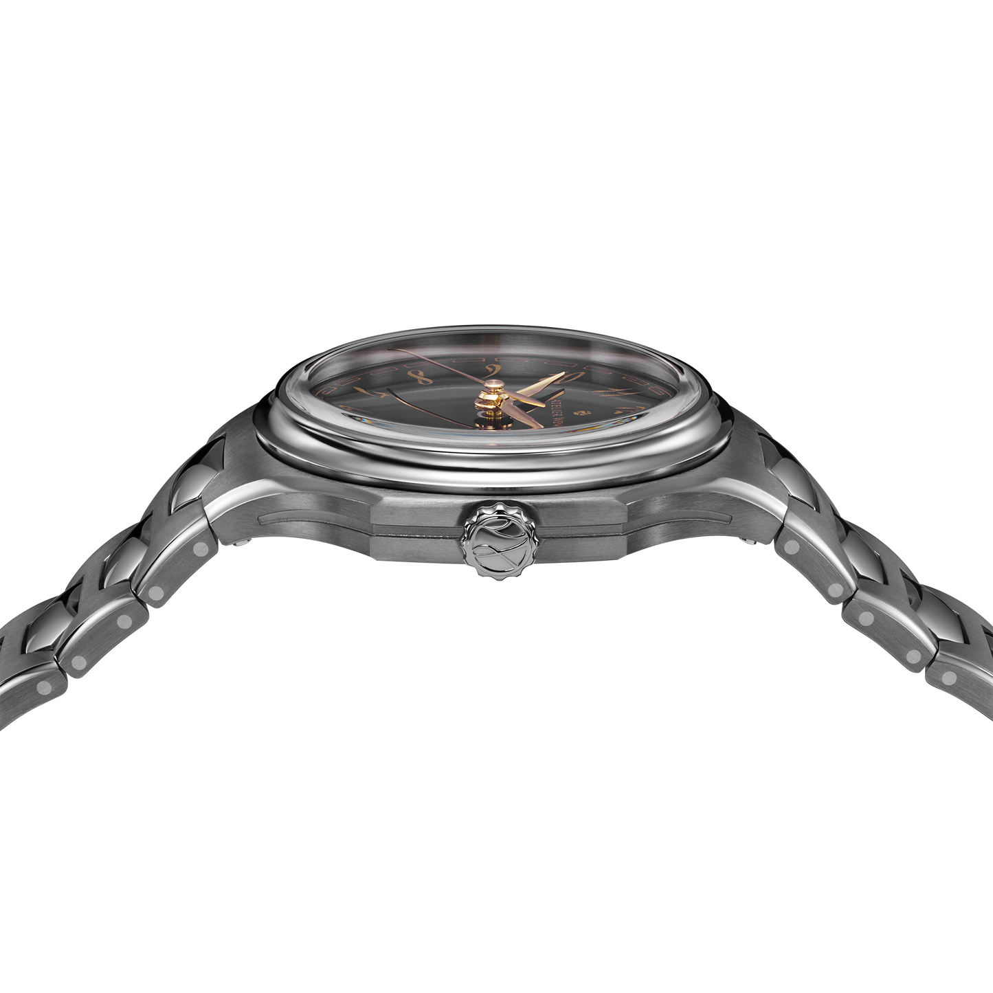 Atelier Wen Inflection Black 墨 Mò 40mm Tantalum Bracelet Watch