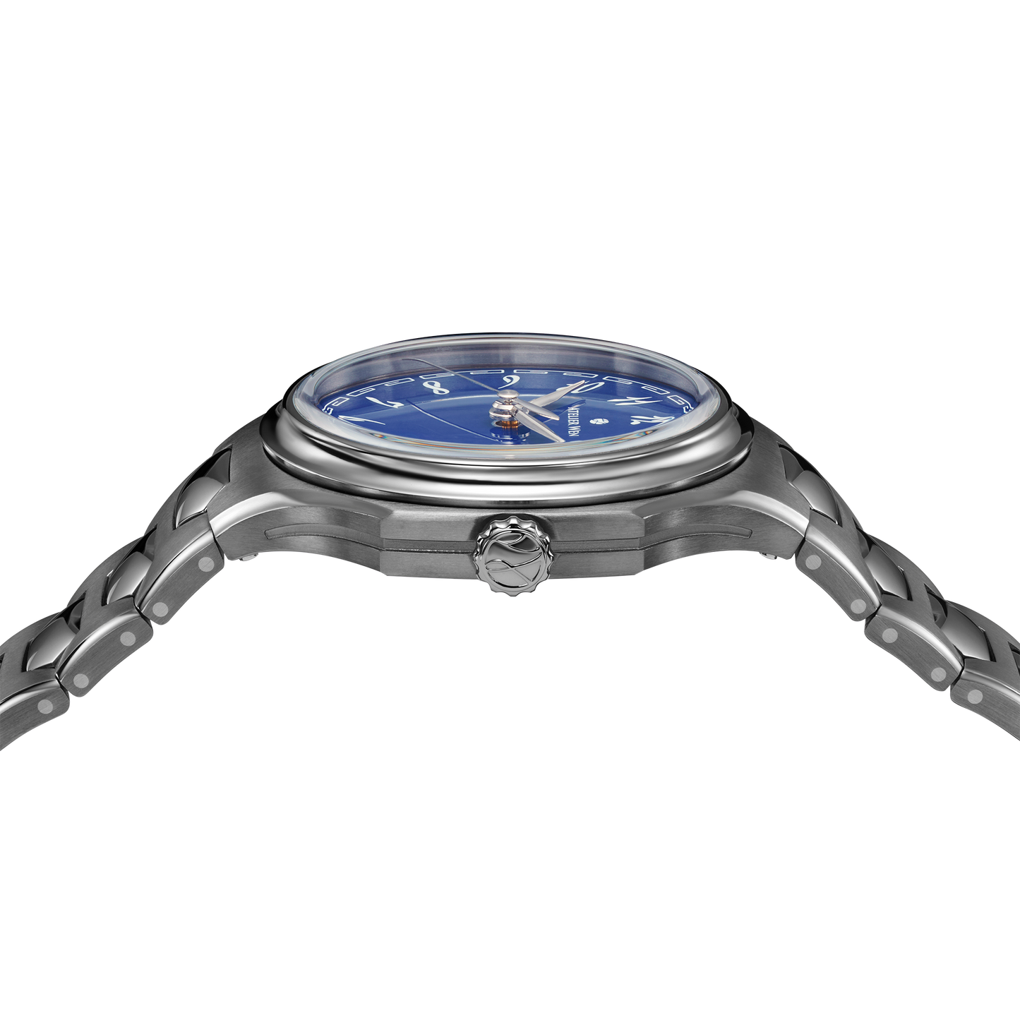 Atelier Wen Inflection Blue 渊 Yuān 40mm Tantalum Bracelet Watch