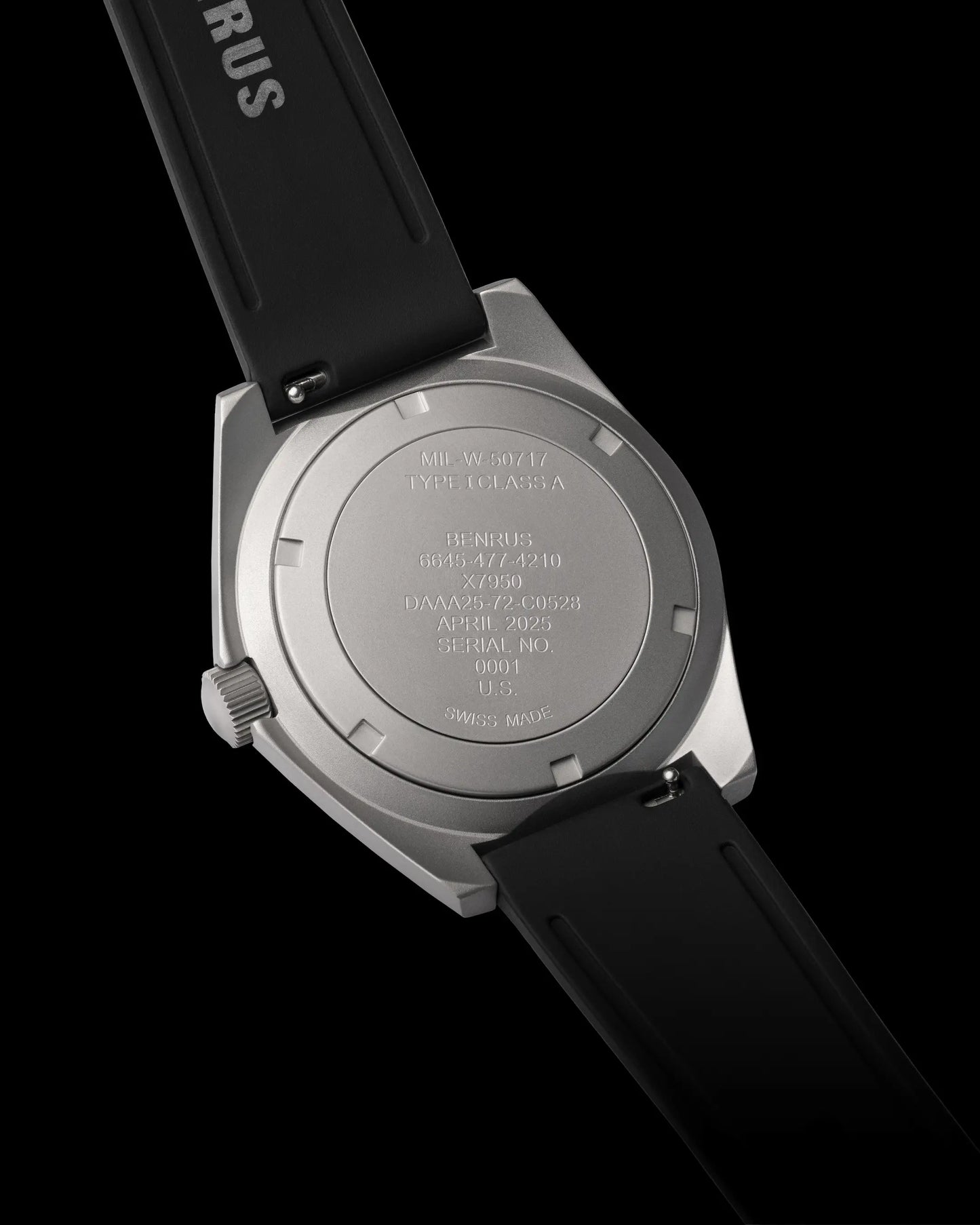 BENRUS TYPE 1 MIL SPEC case back