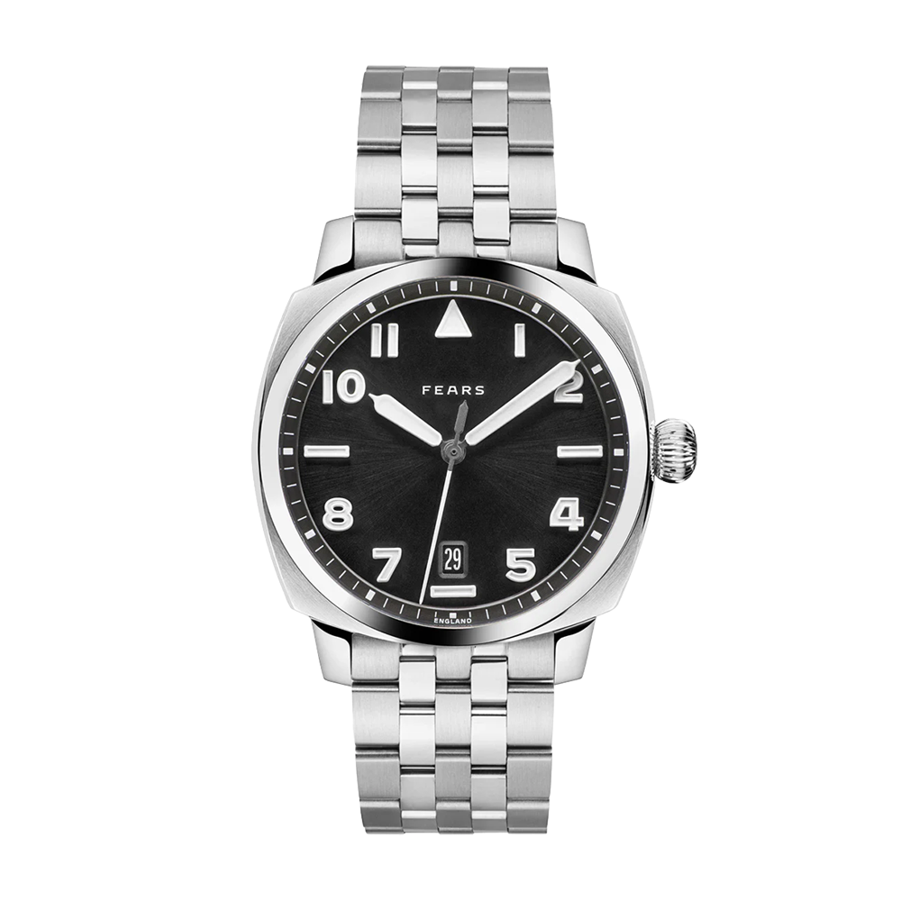 Fears Brunswick 40mm Black Stainless Steel