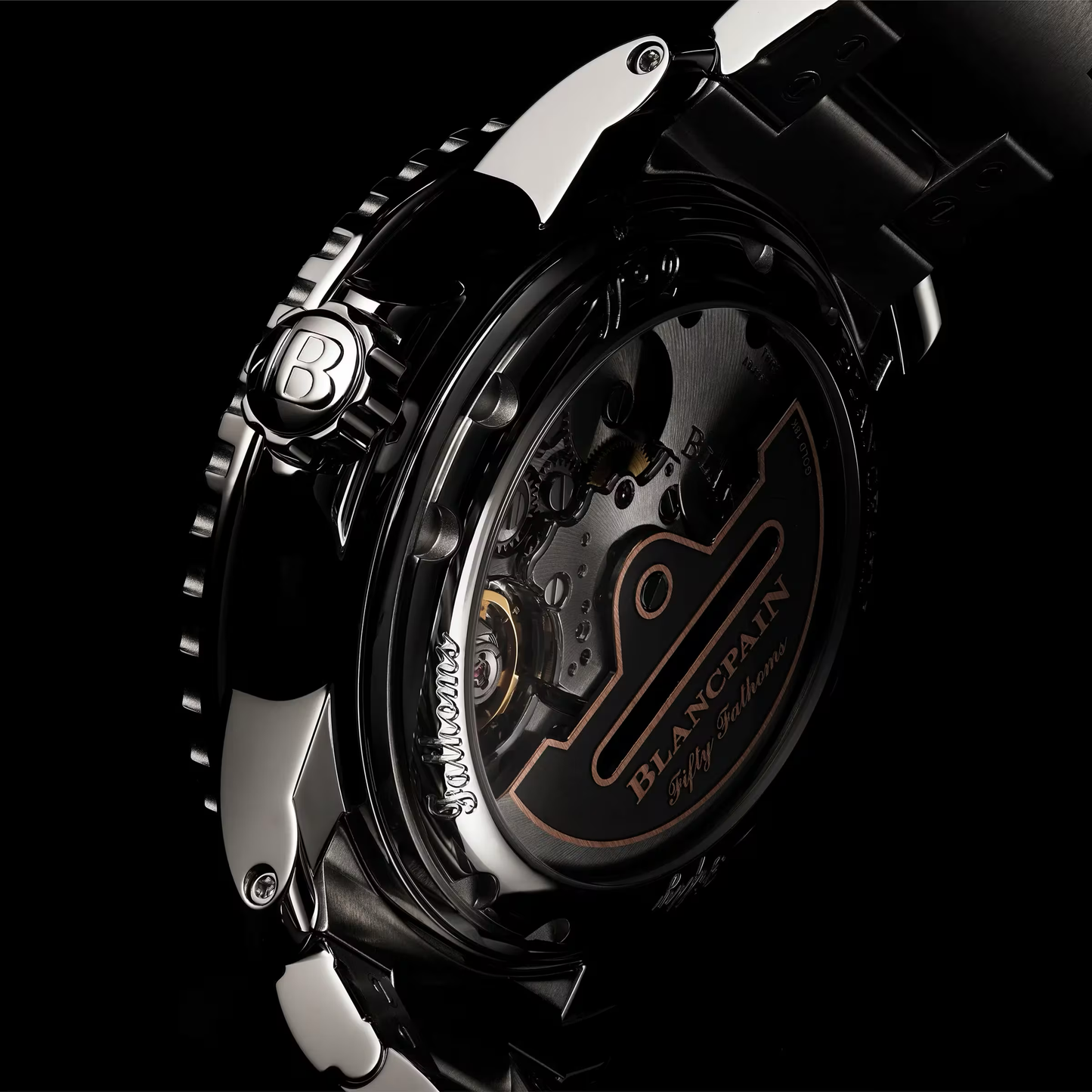 Blancpain Fifty Fathoms Automatique 42mm Black Rubber Watch