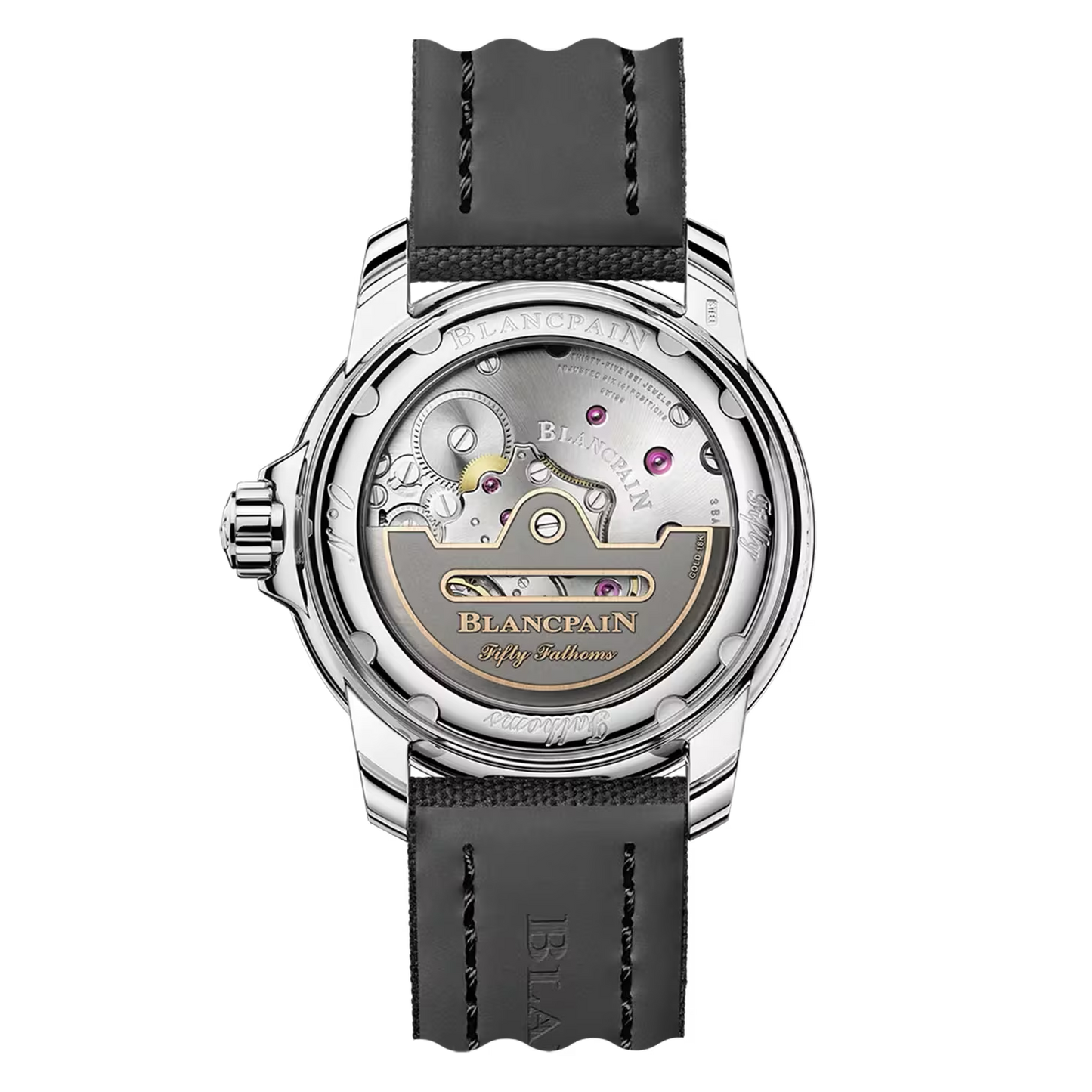 Blancpain Fifty Fathoms Automatique 42mm Black Sail-Canvas Strap
