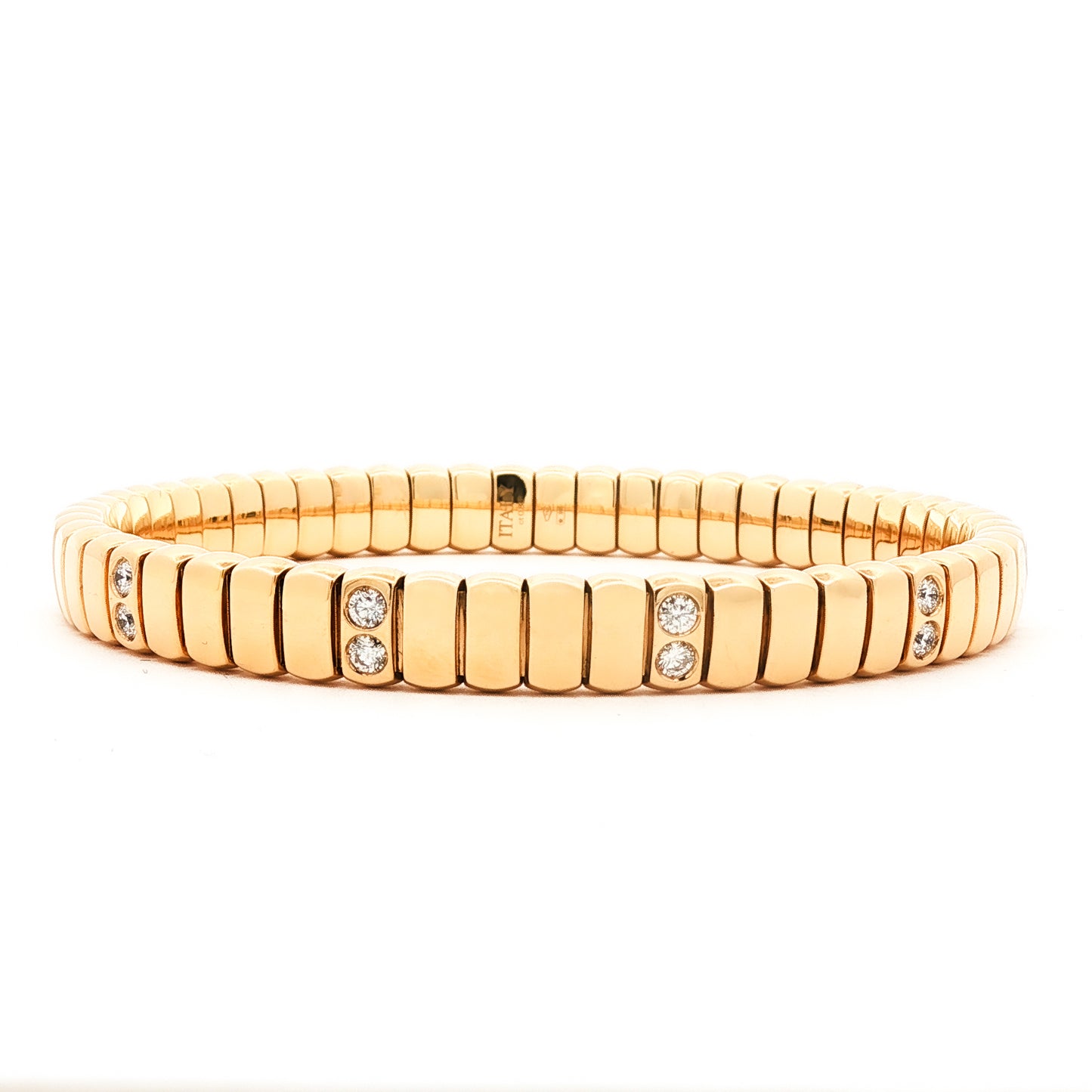 Antonio Papini 0.83ct Diamond Bracelet 18K Yellow Gold