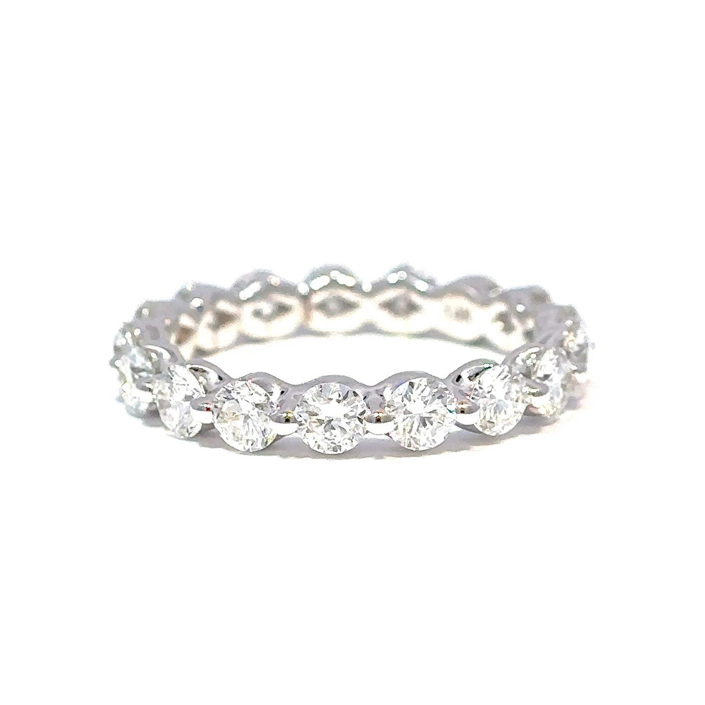 Ella Rose 14K White Gold 2 Carat Lab-Grown Diamond Eternity Band