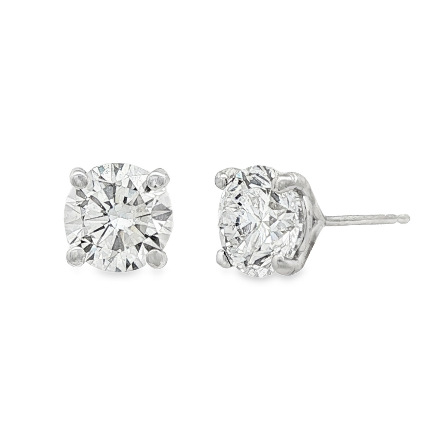 Ella Rose 1.55ct Lab-Grown Diamond Stud Earrings 14K White