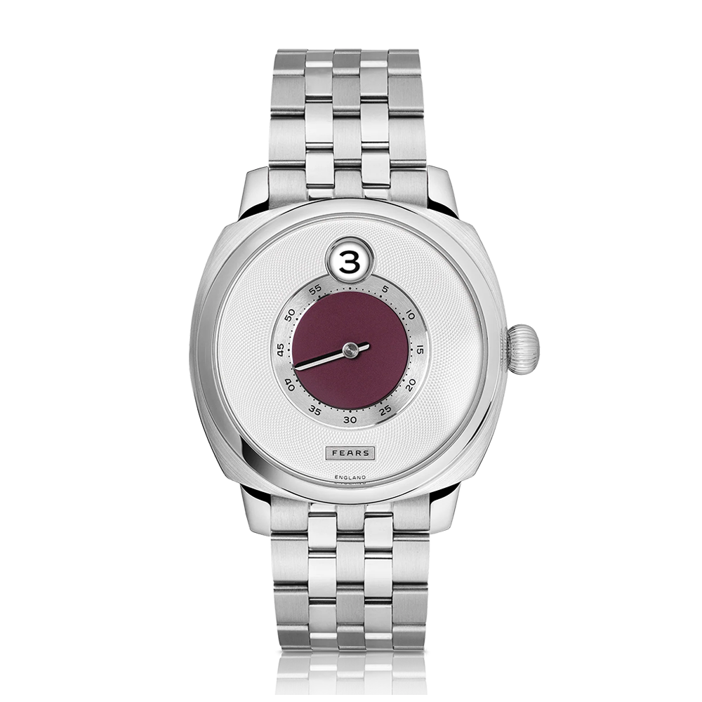 Fears Brunswick Jump Hour Barleycorn Plum | King Jewelers