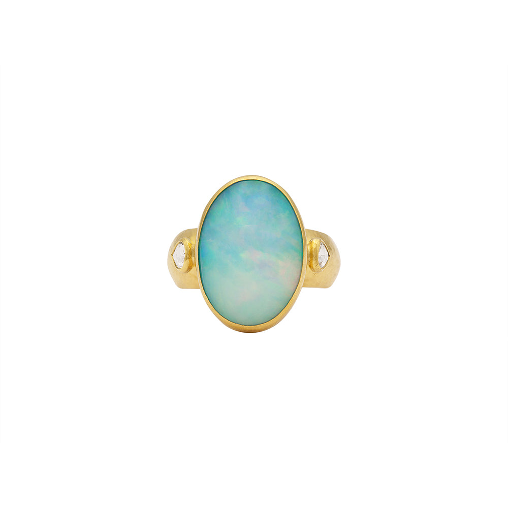 Gurhan Rune Opal Diamond Ring King Jewelers