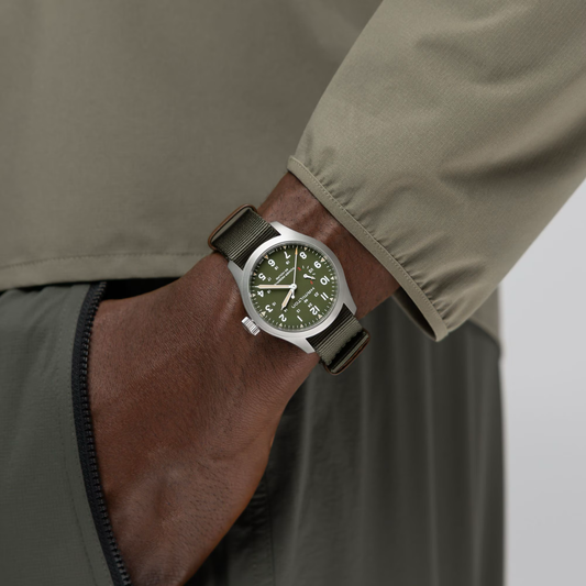 Hamilton Khaki Field 40mm Power Reserve Green Dial