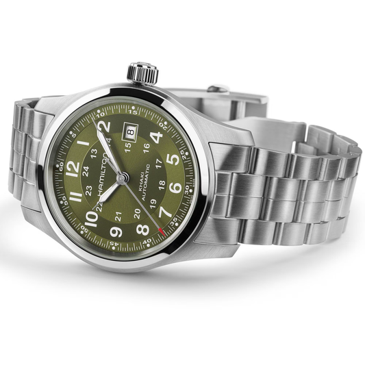 Hamilton Khaki Field Auto 42mm Green Dial Watch