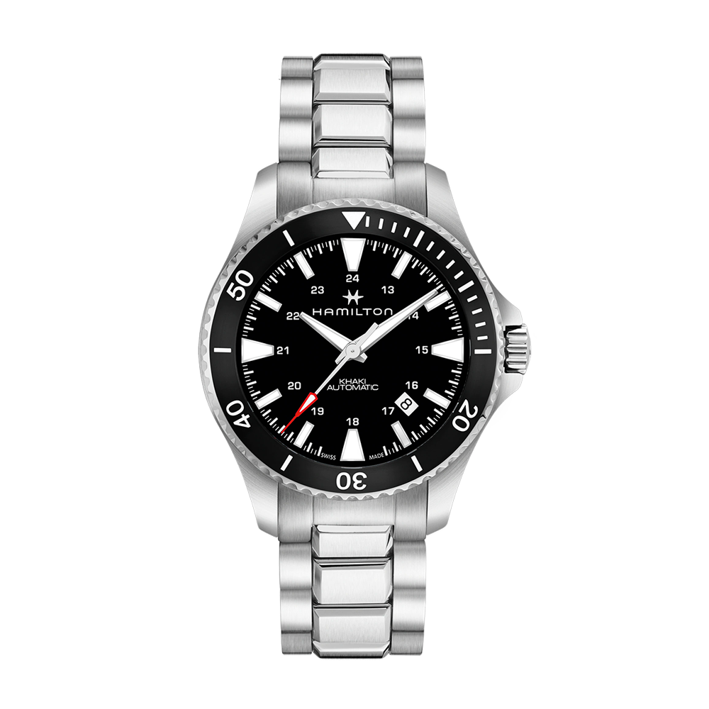HAMILTON アナログ時計 シルバー/ブラック Hamilton Khaki Navy Scuba Auto 40mm | King Jewelers