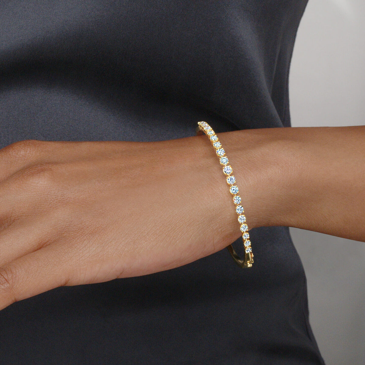 Kwiat Starry Night Graduated Diamond Bracelet in 18K Yellow Gold