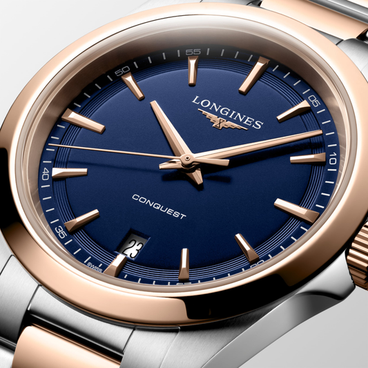Longines Conquest 38mm Blue Dial Bracelet