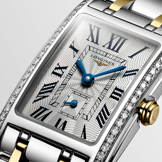 Longines DolceVita Steel and Yellow Gold Diamond 20.80 x 32mm