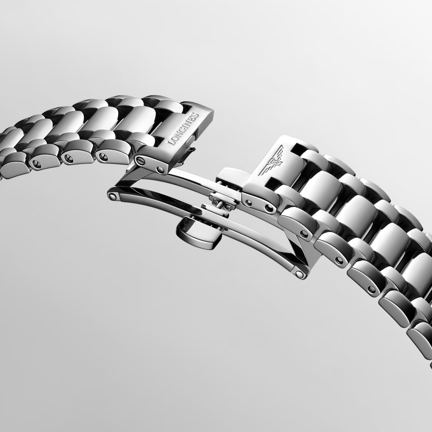 Longines PrimaLuna 30mm Silver Dial Bracelet