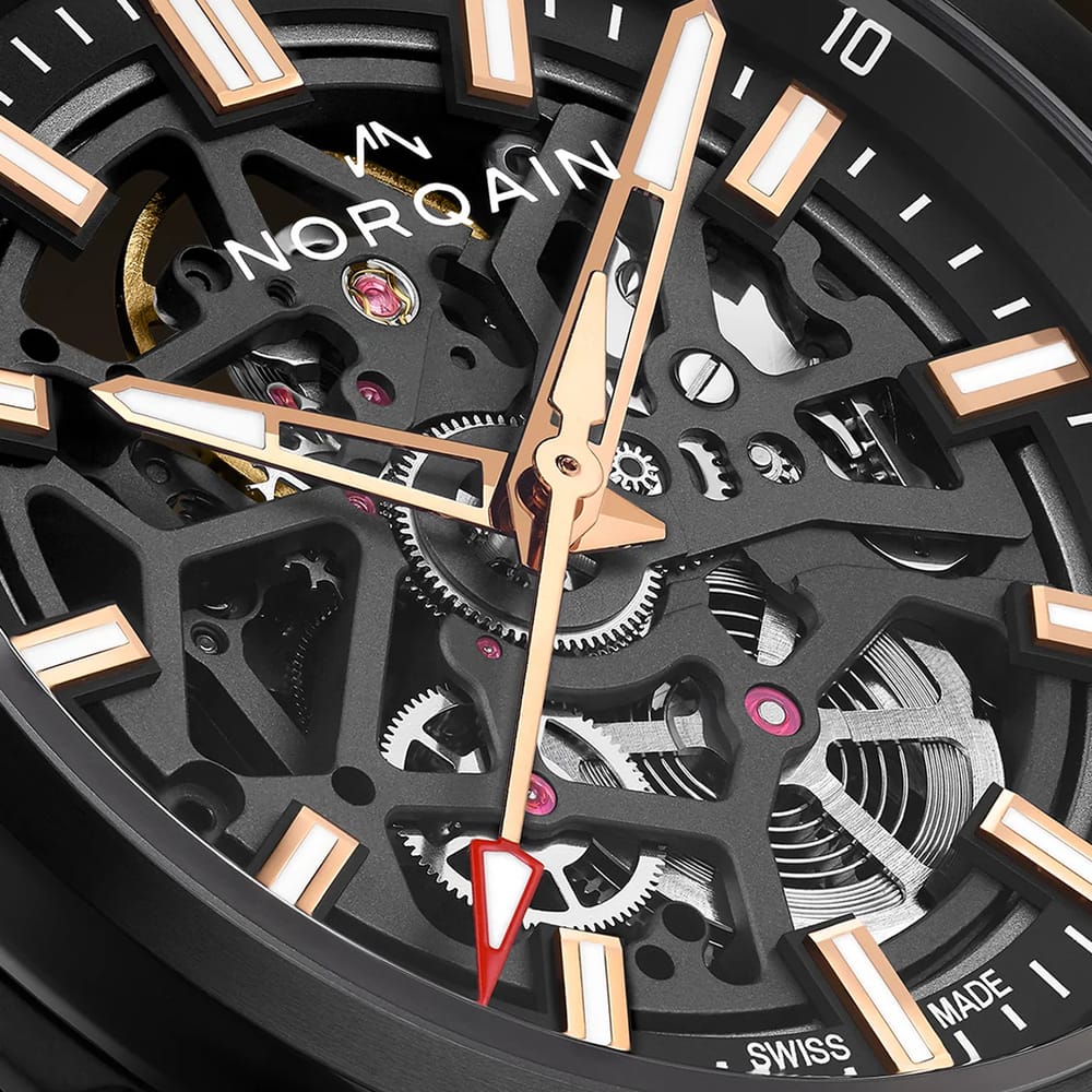 42MM IND SKELETON BLACK