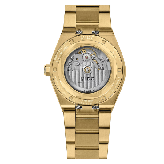 Mido Multifort 8 One Crown Gold Blue