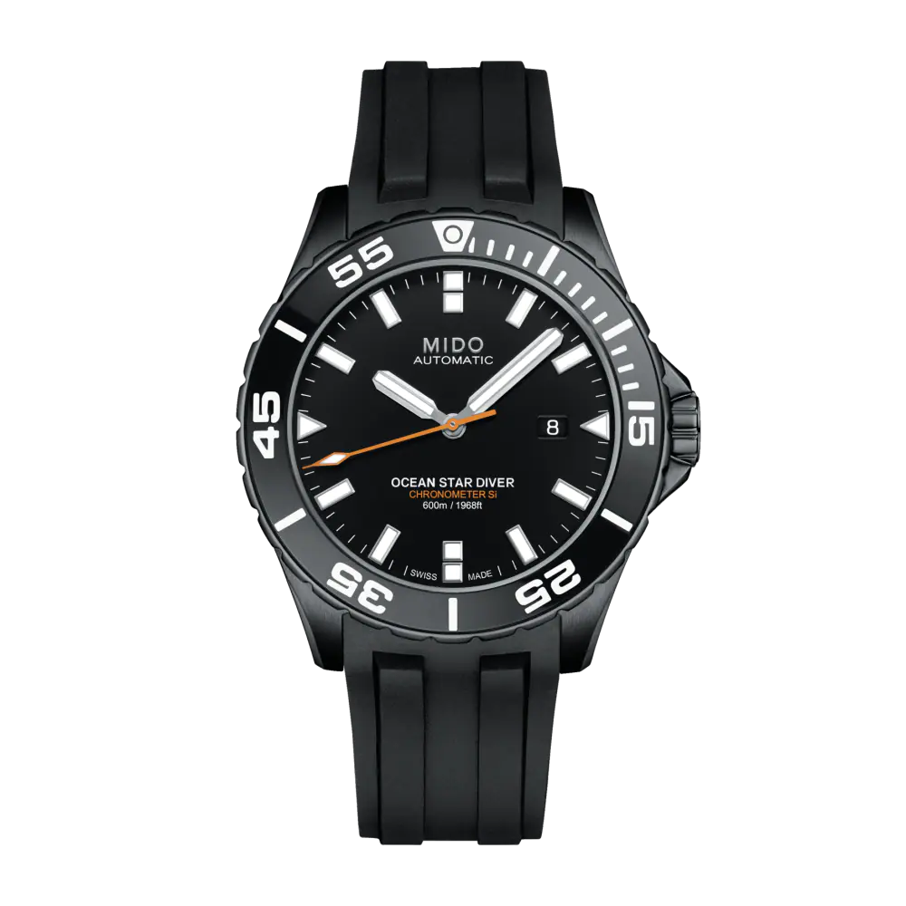Mido Ocean Star Diver 600 Black Dial | King Jewelers