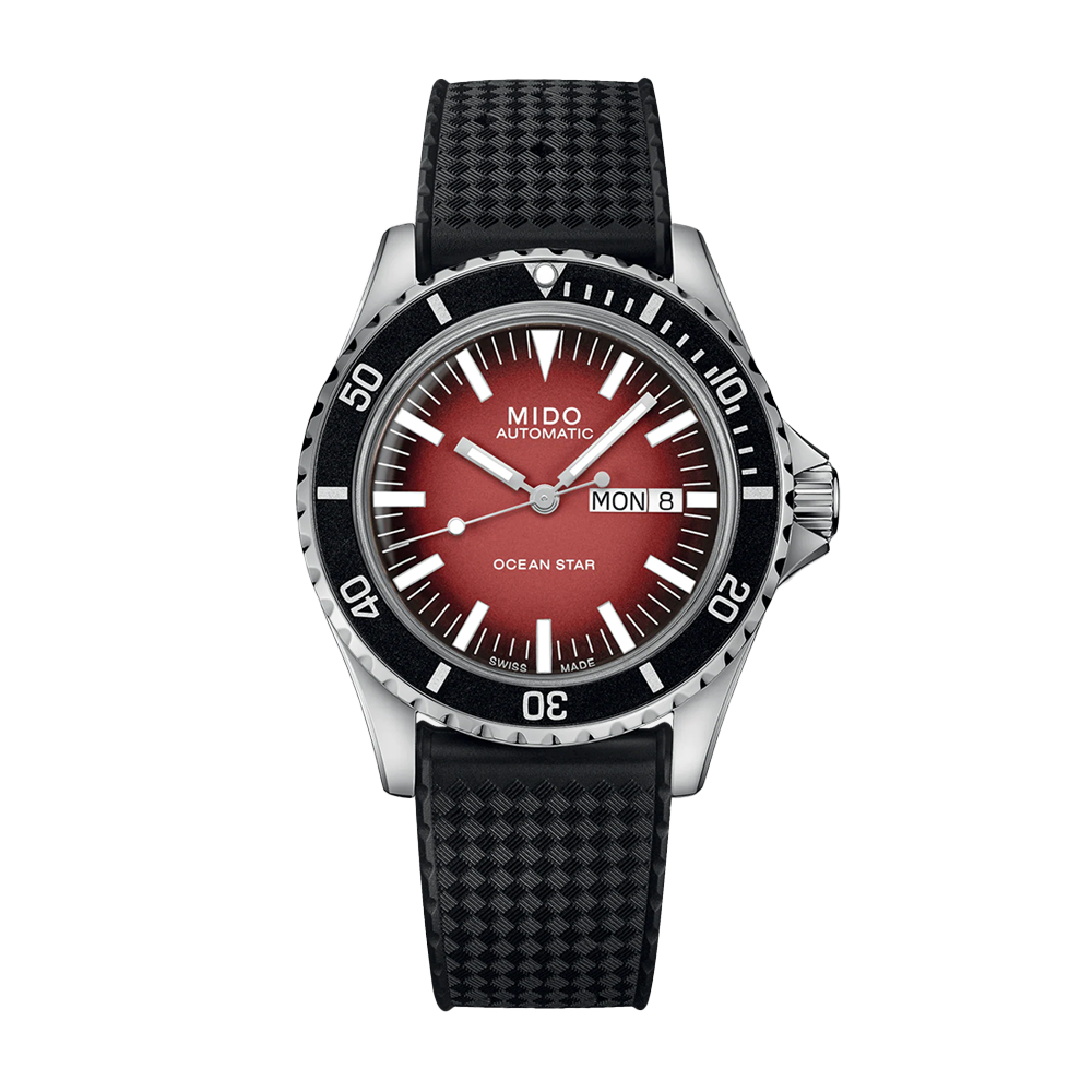 Mido Ocean Star Tribute Red Gradient | King Jewelers