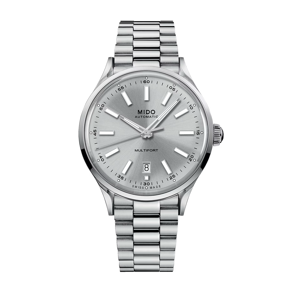 Mido Multifort Patrimony Powerwind Silver | King Jewelers