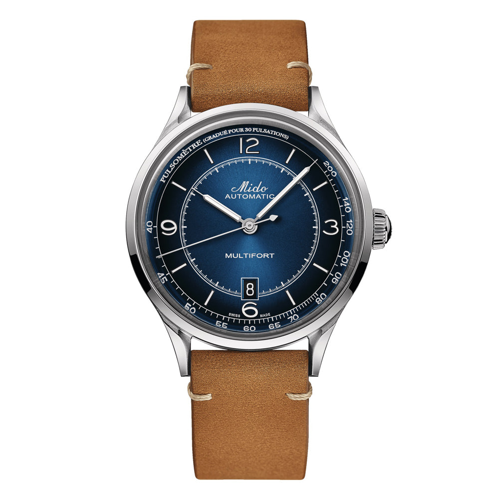 Mido Multifort Patrimony Blue Dial | King Jewelers