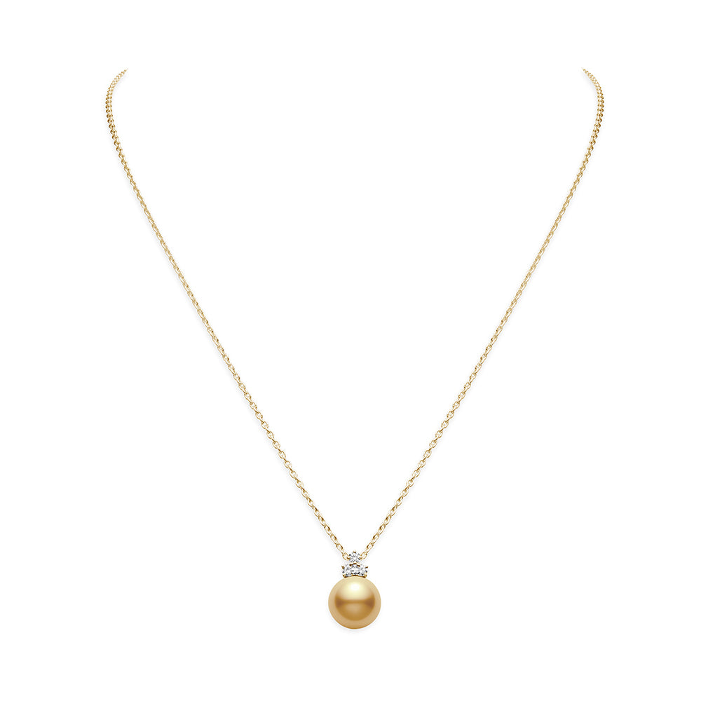 アクセサリー MIKIMOTO Mikimoto 11mm A+ Golden South Sea Pearl Pendant | King Jewelers