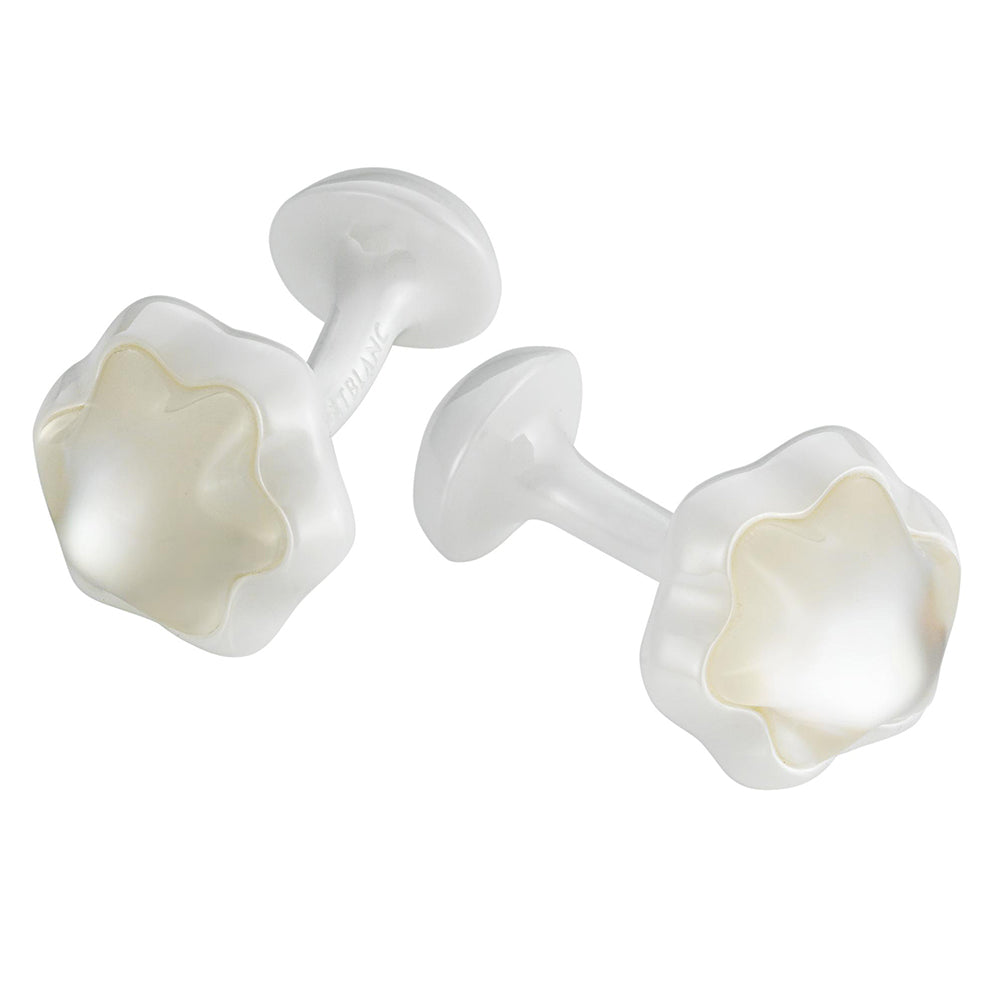 MONTBLANC カフリンクス 925　スターリングシルバー　ホワイト MONTBLANC（筆記具、時計） カフスボタン カフス モンブラン