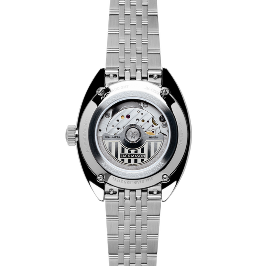 Jack Mason Strat-o-timer GMT 42mm Americana Black Dial