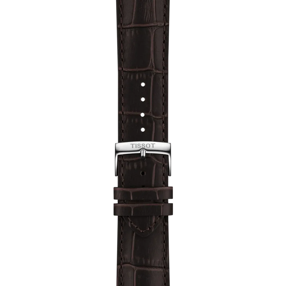 Tissot Chrono L Classic 42mm Green Dial Brown Leather Strap
