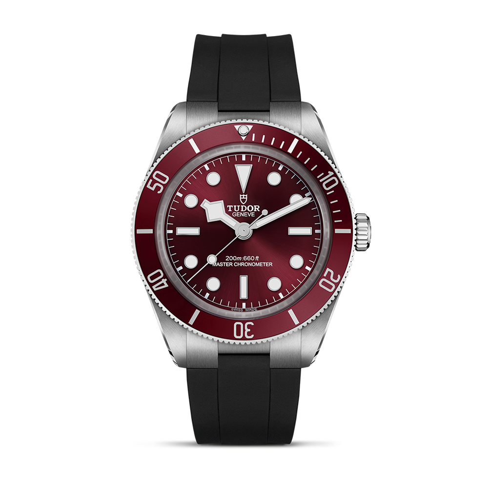 TUDOR Black Bay 58 Burgundy Rubber Strap | King Jewelers TUDOR Black Bay 58 Burgundy Rubber Strap | King Jewelers