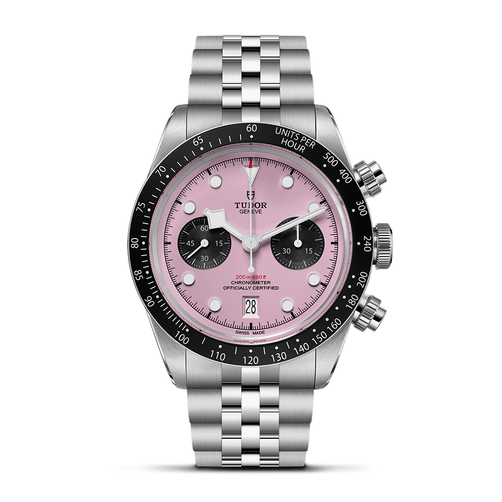 まさる　　　TUDOR プリンスデイト　クロノタイム　OH済み TUDOR Black Bay Chrono Pink Dial | King Jewelers